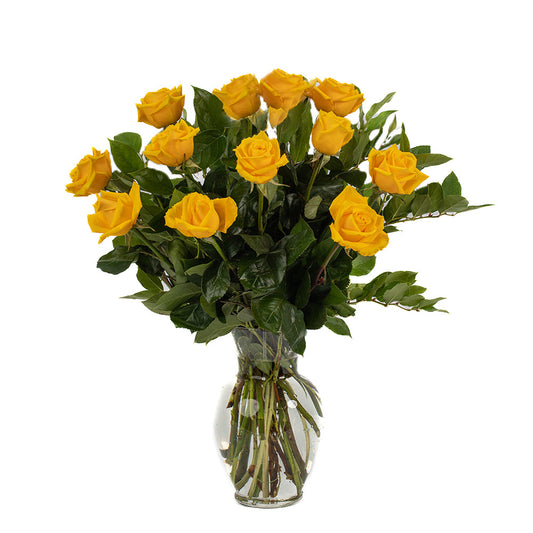 Yellow Roses - Choose a Size