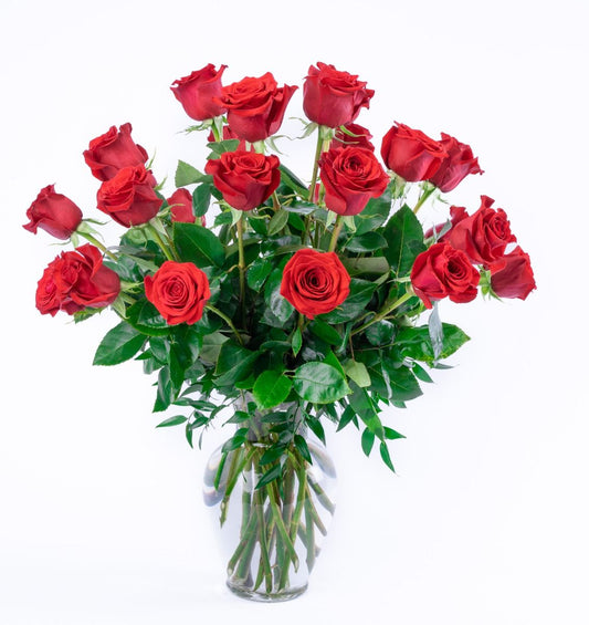 Double the Dozens 12 = 24 Red Roses