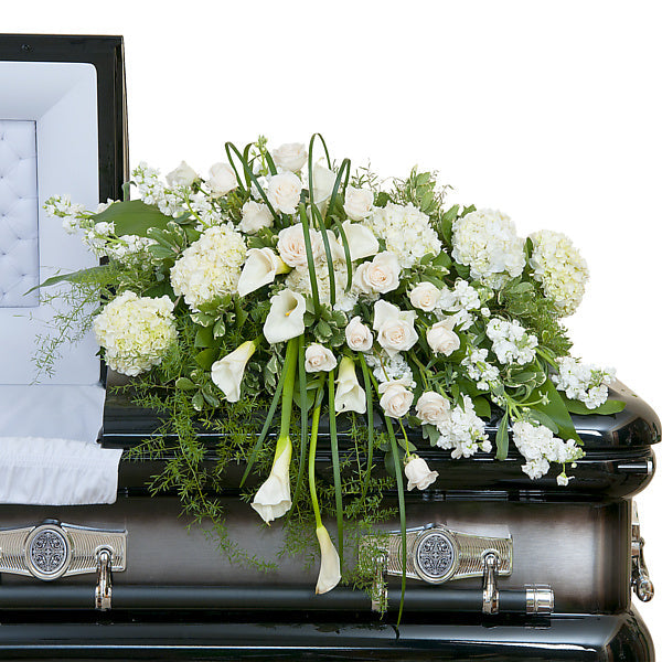 ELEGANT LOVE CASKET SPRAY